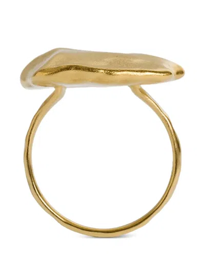 Monica Vinader Fragments Bold Ring In Red