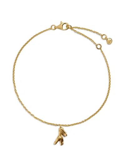 Monica Vinader Womens Fragments Coral 18ct Yellow Gold-plated Vermeil Sterling-silver Chain Bracelet