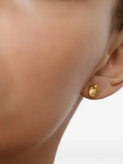 Monica Vinader Fragments Stud Earrings In White