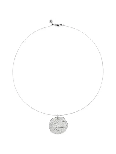 Monica Vinader Goddess Pendant Necklace In Silver