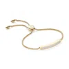 Monica Vinader Diamond And 18k Yellow Gold Vermeil Baja Skinny Bracelet