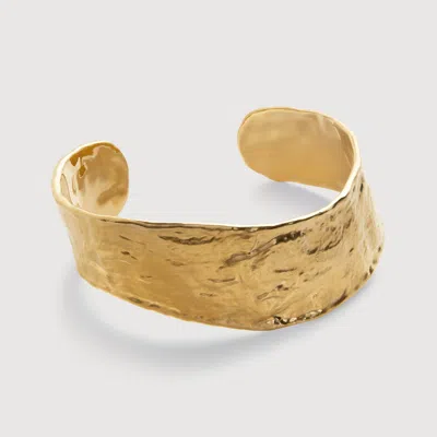 Monica Vinader Gold Capri Cuff In 18ct Gold Vermeil