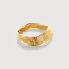 Monica Vinader Gold Capri Stacking Ring