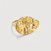 Monica Vinader Gold Capri Teardrop Ring