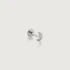 Monica Vinader Gold Crescent Moon Single Labret Piercing Earring