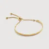 Monica Vinader Gold Fiji Gem Lab Grown Diamond Chain Bracelet Lab Grown Diamond
