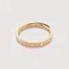 Monica Vinader Gold Fiji Diamond Ring Lab Grown Diamond