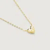 Monica Vinader Gold Mini Heart Chain Necklace