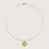 Monica Vinader Gold Mini Initial Stamp X Chain Bracelet In Gold/14k Solid Gold
