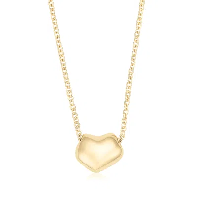 Monica Vinader Gold Nura Heart Necklace