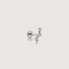 Monica Vinader Gold Mini Nugget Cluster Flat Back Piercing Stud