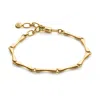 MONICA VINADER GOLD NURA REEF BRACELET