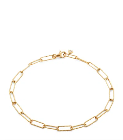 Monica Vinader Gold Vermeil Alta Bracelet In Brown