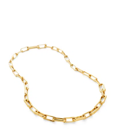 Monica Vinader Gold Vermeil Alta Charm Necklace