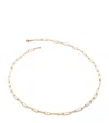 Monica Vinader Gold Vermeil Alta Necklace In Blue
