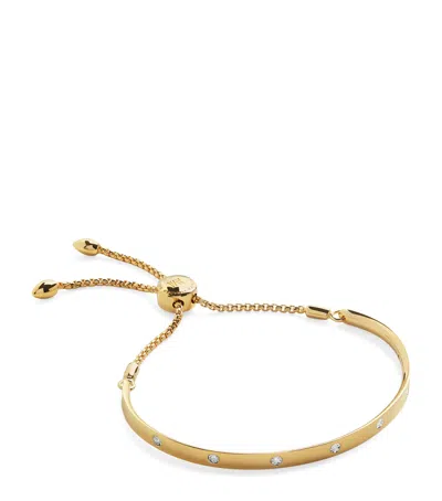 Monica Vinader Gold Vermeil And Diamond Fiji Bracelet