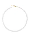 Monica Vinader Gold Vermeil And Pearl Nomade Necklace In White