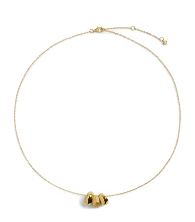 Monica Vinader Gold Vermeil Antica Pendant Neclace