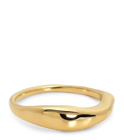 Monica Vinader Gold Vermeil Antica Stacking Ring