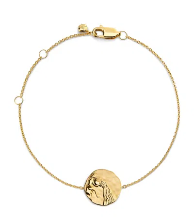Monica Vinader Gold Vermeil Aquarius Zodiac Bracelet