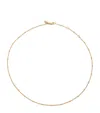 Monica Vinader Gold Vermeil Beaded Chain Necklace In Brown