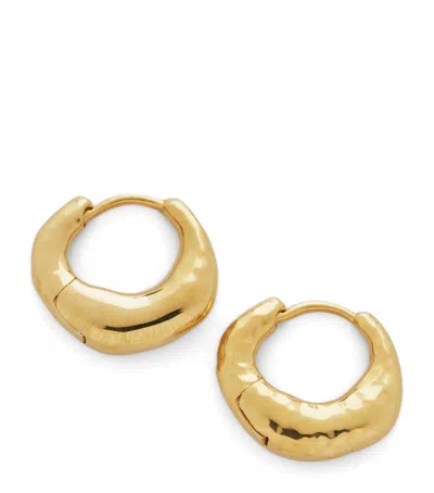 Monica Vinader Gold Vermeil Deia Huggie Earrings