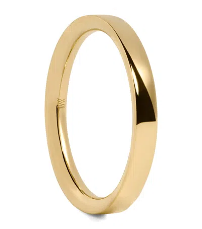Monica Vinader Gold Vermeil Essential Stacking Ring