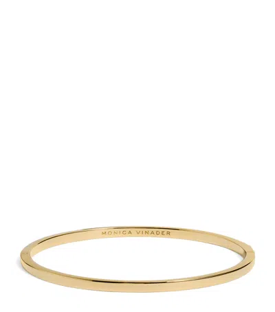 Monica Vinader Gold Vermeil Essentials Bangle