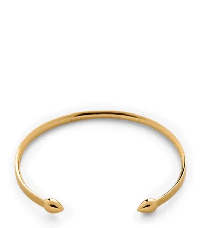 Monica Vinader Gold Vermeil Fiji Cuff Bracelet