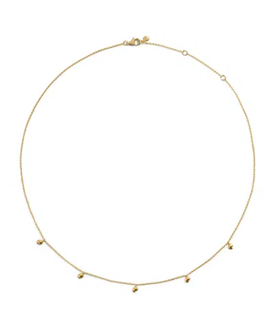 Monica Vinader Gold Vermeil Fragments Station Necklace