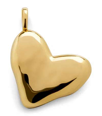 Monica Vinader Gold Vermeil Heart Locket Pendant