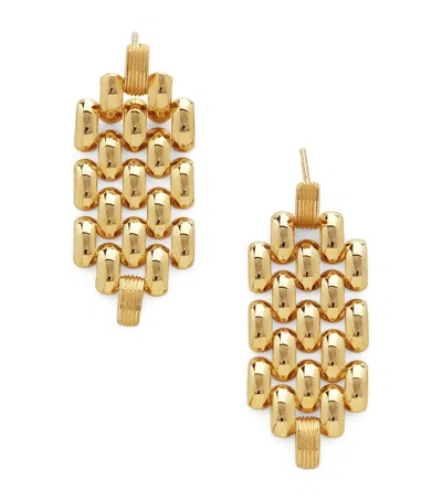 Monica Vinader Gold Vermeil Heirloom Drop Earrings