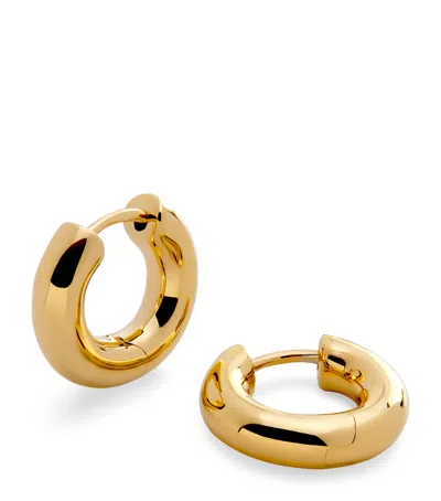 Monica Vinader Gold Vermeil Huggie Hoop Earrings
