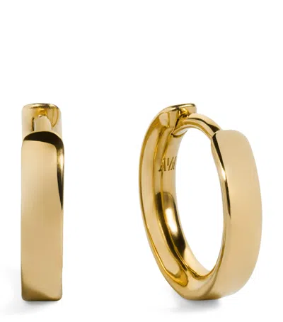 Monica Vinader Gold Vermeil Huggie Hoop Earrings