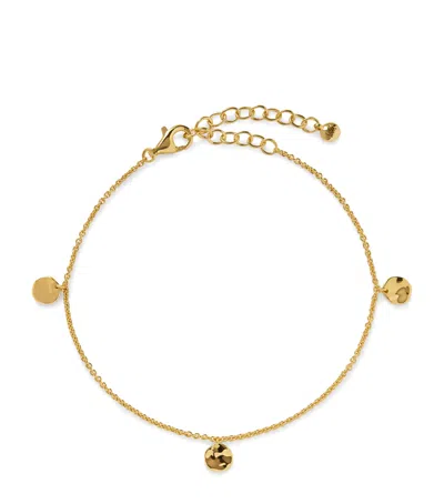 Monica Vinader Gold Vermeil Mv Siren Muse Station Chain Bracelet