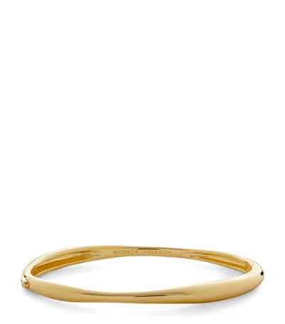 Monica Vinader Gold Vermeil Nura Reef Bangle