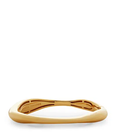 Monica Vinader Gold Vermeil Nura Reef Bold Bangle