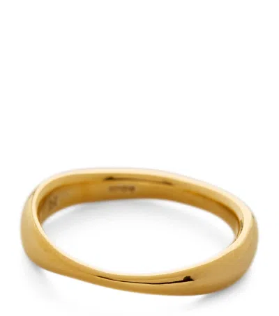 Monica Vinader Gold Vermeil Nura Reef Ring
