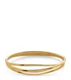 Monica Vinader Gold Vermeil Nura Wrap Bangle In Gold