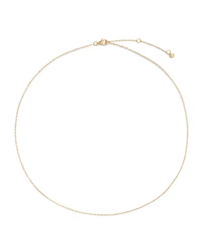 Monica Vinader Gold Vermeil Rolo Slim Chain Necklace