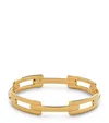 Monica Vinader Gold Signature Link Bangle In Gold