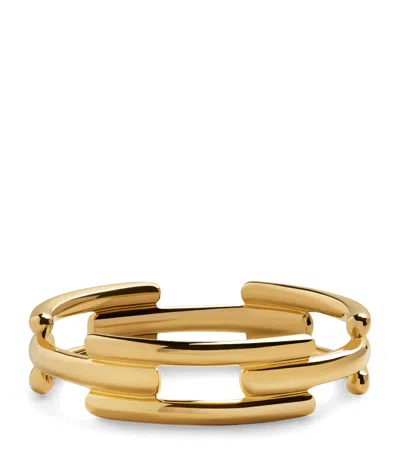 MONICA VINADER GOLD VERMEIL SIGNATURE LINK RING