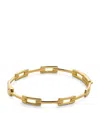 Monica Vinader Gold Signature Link Slim Bangle In Gold