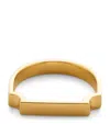 Monica Vinader Gold Vermeil Signature Ring In Gold