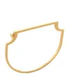 Monica Vinader Gold Vermeil Signature Slim Bangle In Gold