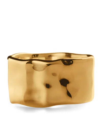 Monica Vinader Gold Vermeil Siren Me Bold Ring
