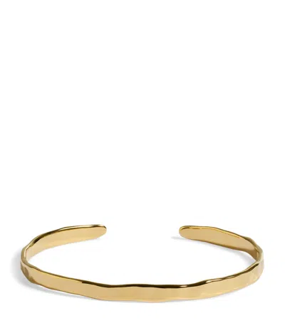 Monica Vinader Gold Vermeil Siren Muse Cuff Bracelet