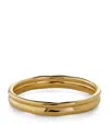 Monica Vinader Gold Vermeil Siren Muse Stacked Ring
