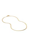 Monica Vinader Gold Vermeil Snake Chain Necklace In Gold