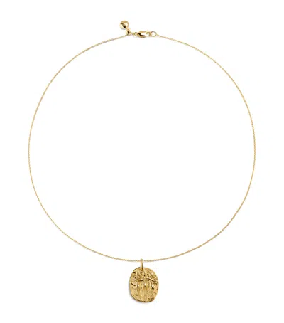 Monica Vinader Gold Vermeil Talisman Sisterhood Pendant